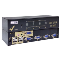 OYEL Lianhongtai KVM industrial-grade switch 2 4 8 16-port VGA four-in-one high-definition audio mouse keyboard shared display computer host monitoring video display remote control