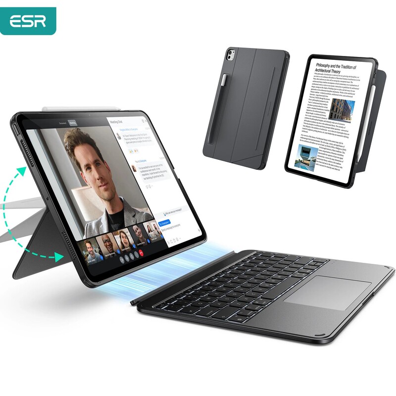 Esr for iPad Pro 13/11(M4/M5) Shift Keyboard Case Magnetic D