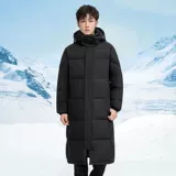 -30 ° C вниз куртка Men Long Jackets Winter теплый легкий вес