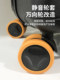 Luggage wheels rubber cover silent traveler rollers