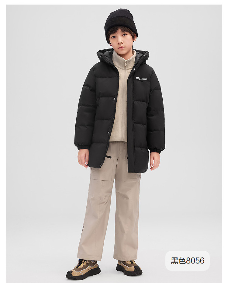 Пуховики 【联名限定】波司登儿童羽绒服女童连帽羽绒服男童本命年红色外套 Bosideng