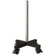 Movable Barbell Plate Storage Rack, Olympic Bar Storage Rack, Barbell Plate Storage and Display Rack, Large Hole Plate Storage Rack