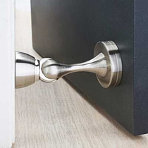 Household door suction punched zinc alloy suction door powder room floor suction door retaining wall suction R anti-collision door strong suction magnetic suction