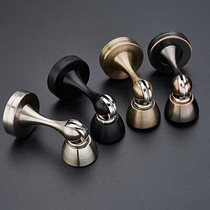 Household door suction punch zinc alloy door suction device bathroom floor suction door retaining wall suction anti-collision door suction strong magnetic suction door