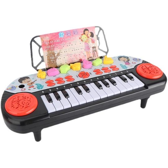 Детская цифровая клавиатура, музыкальная игрушка для раннего развития для мальчиков, имитация маленького пианино для девочек 0-1-3 лет, развивающая игрушка для младенцев 2