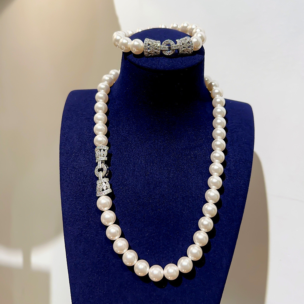 12mm Sea Shell Pearl Set Natural Australian Deep-Sea Stone - Product image 7