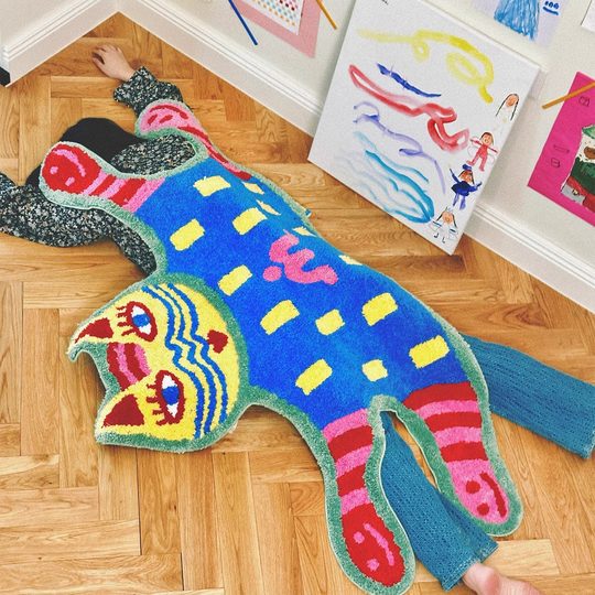 一铺家就超好看】双虫人格原创《剧场怪诞》歪头猫猫虫多巴胺地毯