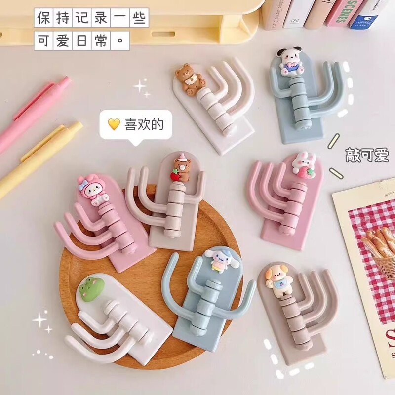 Cartoon Cute Dopamine Storage Hook, Bathroom and Kitchen Storage Rack Hook, Wall Door Hook for Hanging Keys Cartoon Cute Dopamine Storage Hook, Bathroom and Kitchen Storage Rack Hook, Wall Door Hook for Hanging Keys