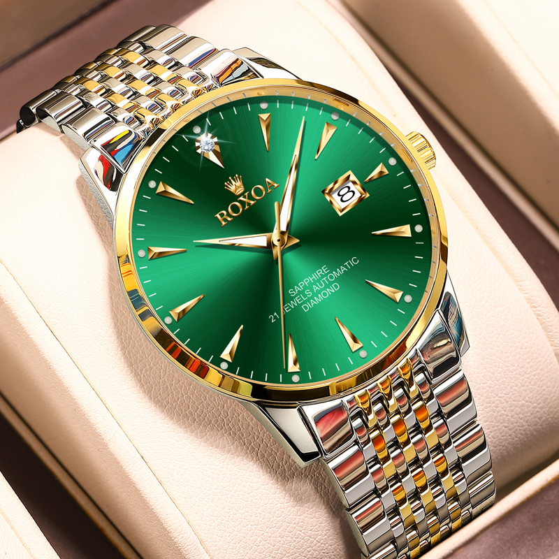 Official Genuine Swiss Top Ten Famous Brand Rolex Watches for Men, Green Submariner Mechanical Watch, Waterproof, Ultra-Thin, Skeleton Design Official Genuine Swiss Top Ten Famous Brand Rolex Watches for Men, Green Submariner Mechanical Watch, Waterproof, Ultra-Thin, Skeleton Design