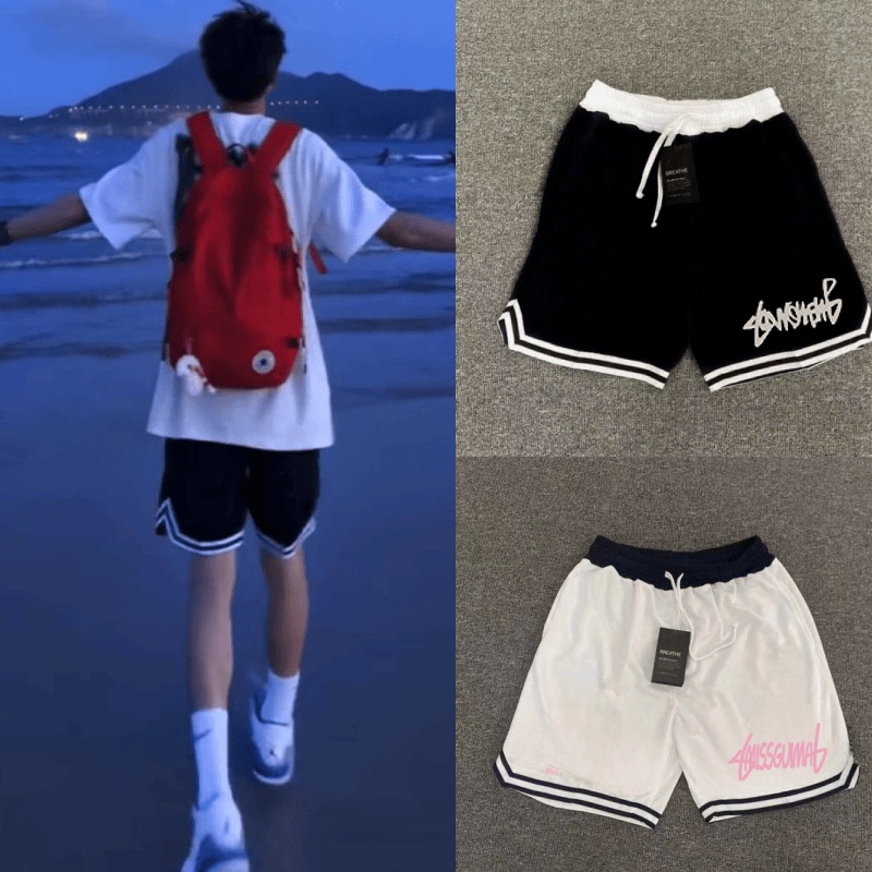 2026 American-Style Basketball Shorts for Men, Summer Running and Fitness Training Pants, Thin Sports Shorts for Students