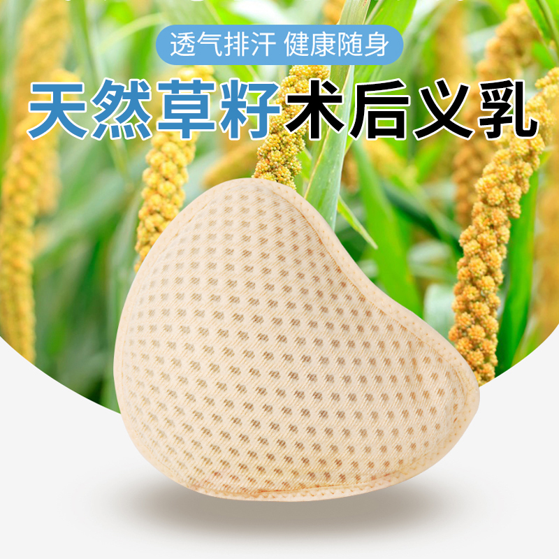 Special Prosthetic Bra for Post-Mastectomy Surgery, Fake Breast, Artificial Breast Underwear, Breathable and Comfortable for Summer