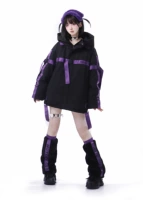 Черные и фиолетовые четыре больших набора