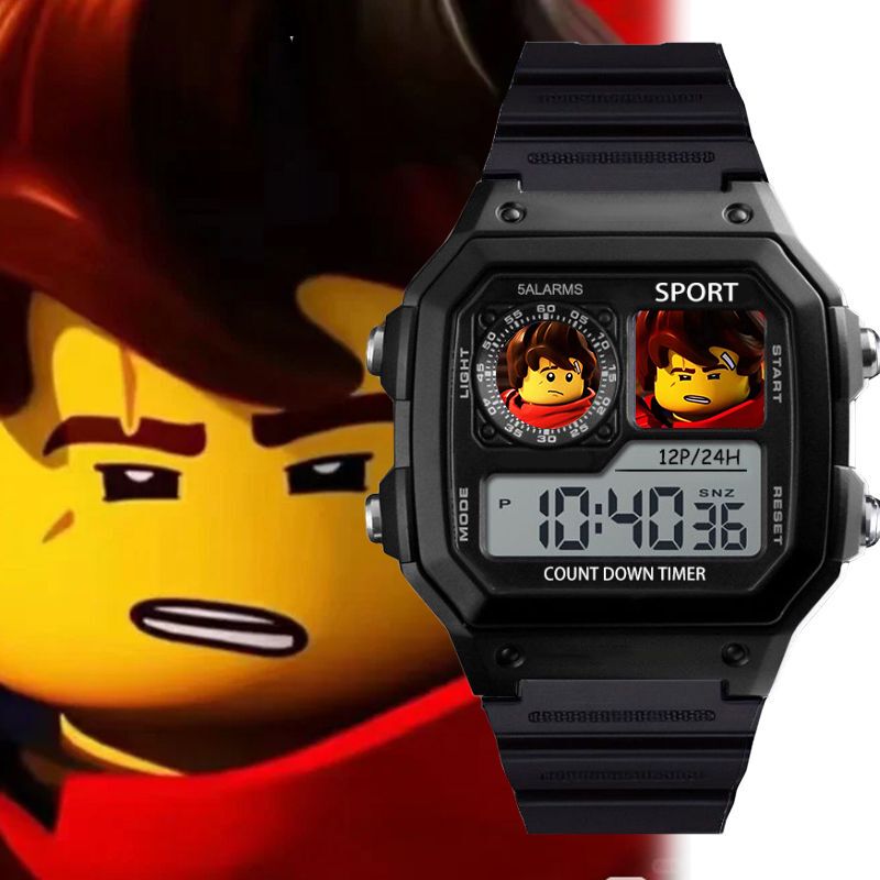 Lego Ninjago Lloyd Two-Dimensional Peripheral Student Smart Watch Trendy Sports Watch Waterproof