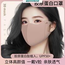 Sun Protection (24 New Masks) Thin Collagen Sun Protection Eye Corner Breathable Washable Three-dimensional
