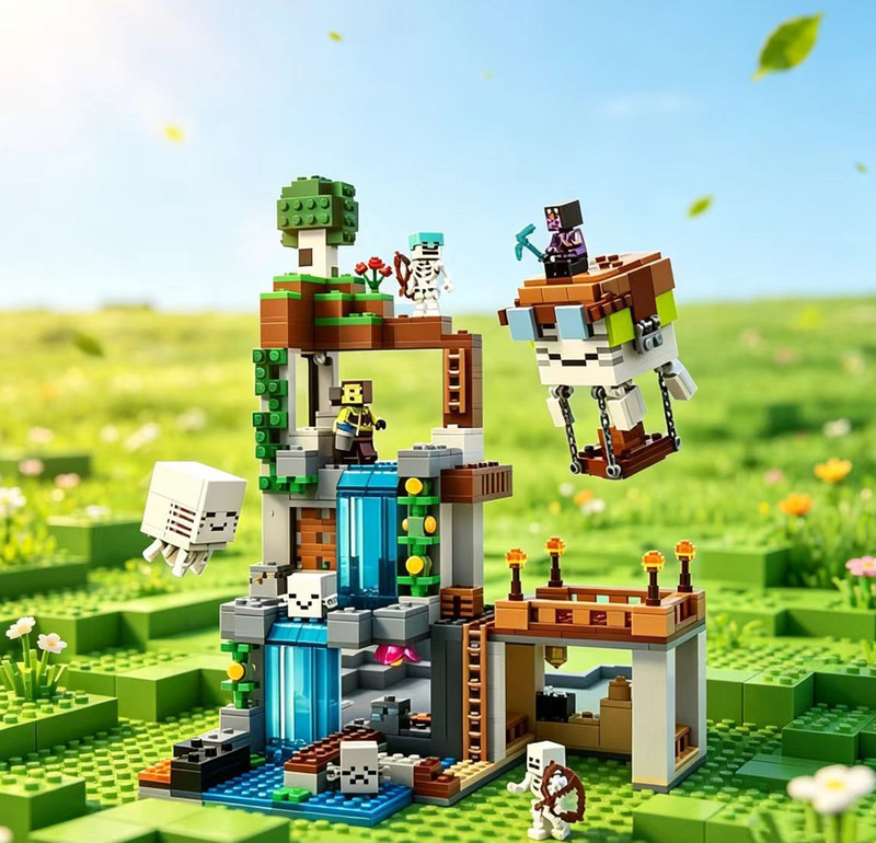 Minecraft Series Ghast Figure Building Blocks Educational Toys for Children Boys and Girls Gifts Minecraft Series Ghast Figure Building Blocks Educational Toys for Children Boys and Girls Gifts