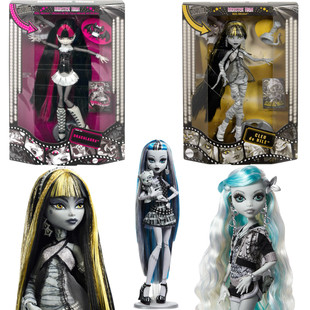 Кукла (Monster High) Reel Drama — чёрно‑белая коллекционная, разные персонажи