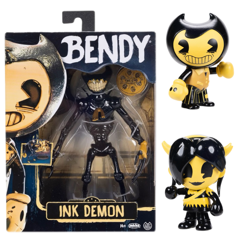 American Jakks Bendy Ink Demon 5inch Action Figure Bendy Male