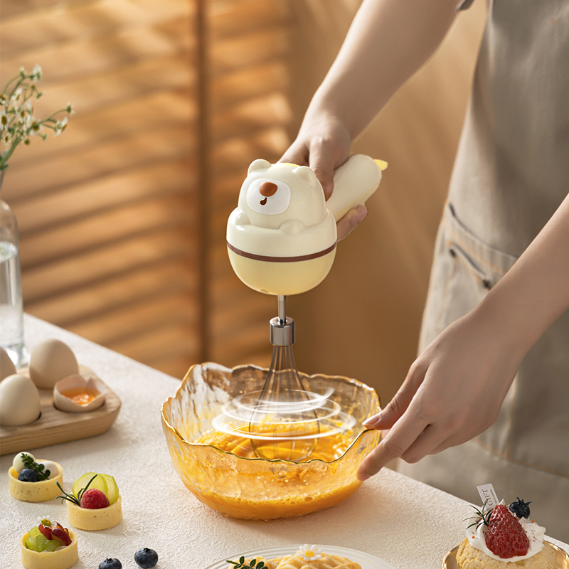 Wish Hearts And Electric Scooters Cake Blender Small Home Handheld Baking Cream Handpiece Whipped Egg Suit-Taobao
