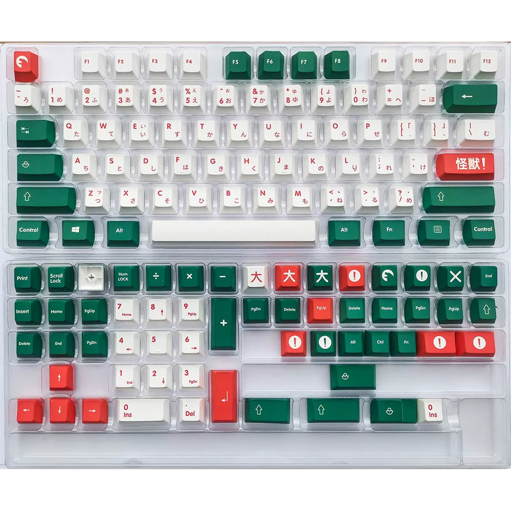 GMK KAIJU Монстер Кей Хэтс Черри Оригинал Высота PBT Термо Shenghua Адаптированный 68/64/87/980/104