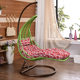 New indoor outdoor shaped hanging basket pastoral balcony hanging chair courtyard villa rocking chair birdcage rocking chair