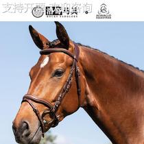 Italian Acavallo cowhide leather brown equestrian sports lodge harness 8218089