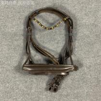 Imported British-style water-rein cowhide water-rein horse faucet equestrian supplies horse bitless canary harness 1108