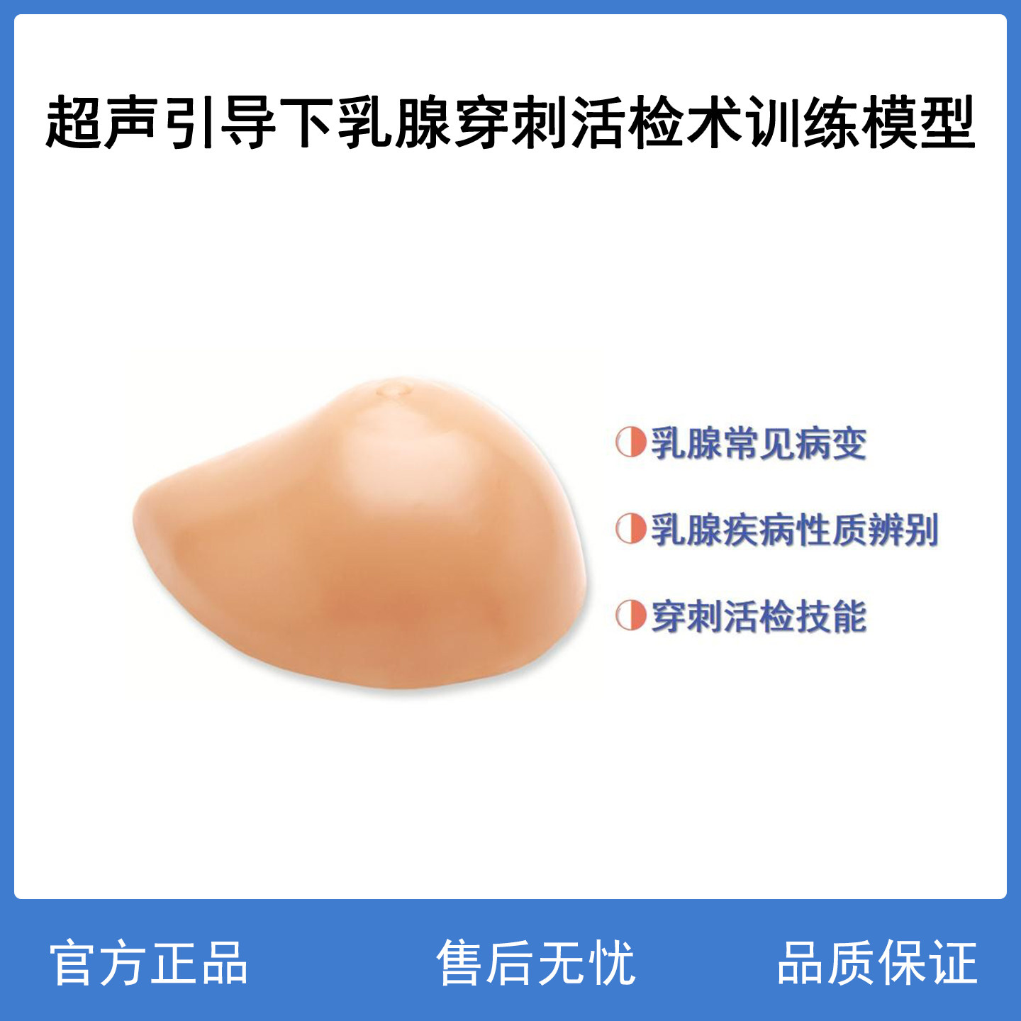 超声引导下可视化人体训练模型教学培训体模 乳腺穿刺活检