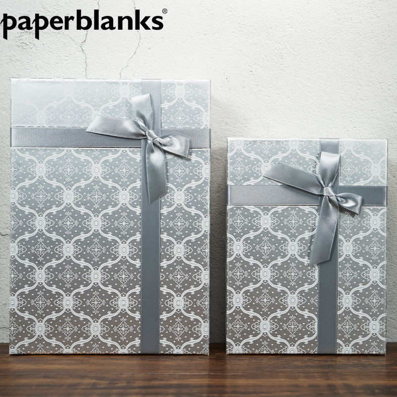 paperblanks silver gift box holiday gift gift box Gift Box Gift Box Gift Boxes Single Pat not shipping need to film the shipment along with the other notebooks of the shop