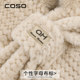 COSO cute fox hat scarf all-in-one women's winter warm plush windproof hooded scarf 2025 new style
