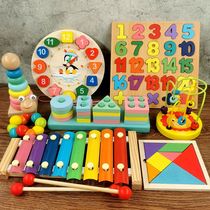 Educational puzzle baby toys 1-2-3 years old boys and girls one-year-old baby eight-tone piano music enlightenment early education