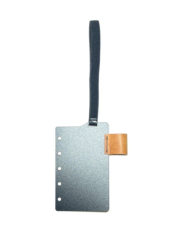 Handmade Plotter Leather Pen Holder with Strap and Backing Board, Imported Italian Pueblo Suede Leather