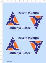 68741 full page glue Miltenyi Biotec new crown trophy OL paper model model water sticker custom-made