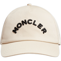 Moncler mens logo embroidered gabardine baseball cap