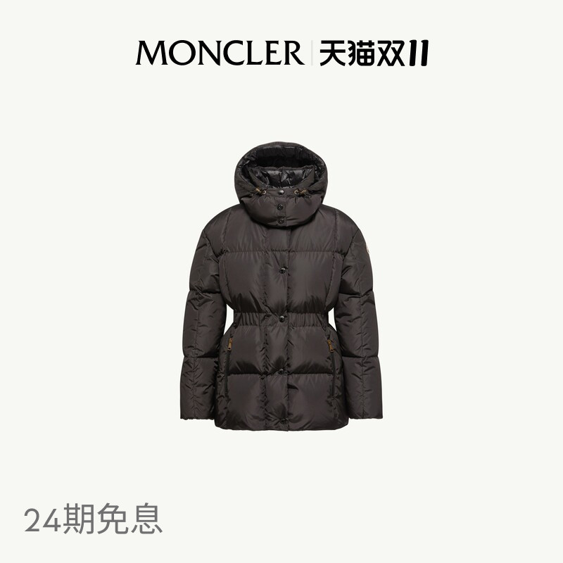 【Waist-Cinching Black Gold】Moncler Agneux Women's Hooded Short down Jacket 【Waist-Cinching Black Gold】Moncler Agneux Women's Hooded Short down Jacket