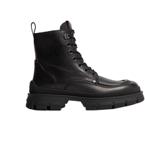 Moncler Moncler new autumn and winter Hevea City mens leather lace-up boots