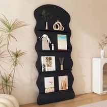 Internet celebrity magazine rack floor-standing ins style simple creative book and newspaper rack bookshelf newspaper rack decorative magazine storage rack