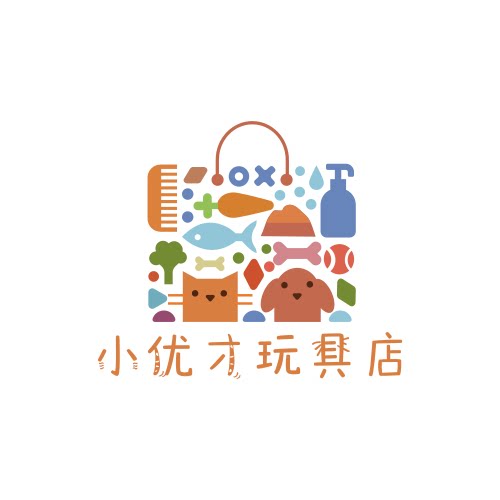小优才玩具店的LOGO