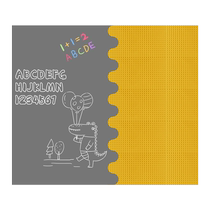 Chenguang wavy magnetic blackboard wall stickers building block wall two-in-one household childrens graffiti wall drawing board erasable special-shaped magnetic blackboard wall home soft decoration wall kindergarten customization