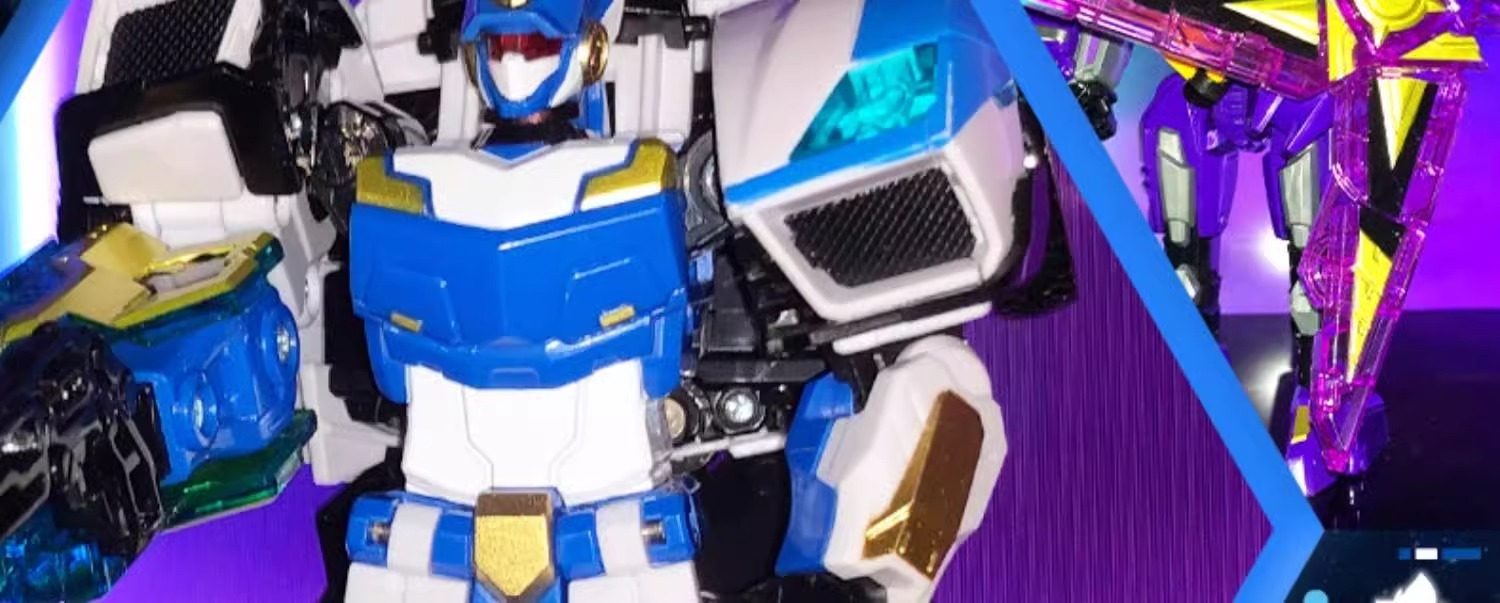 Xuan Card Fighter S2 Azure Lightning S Transform Robot Mech Toy