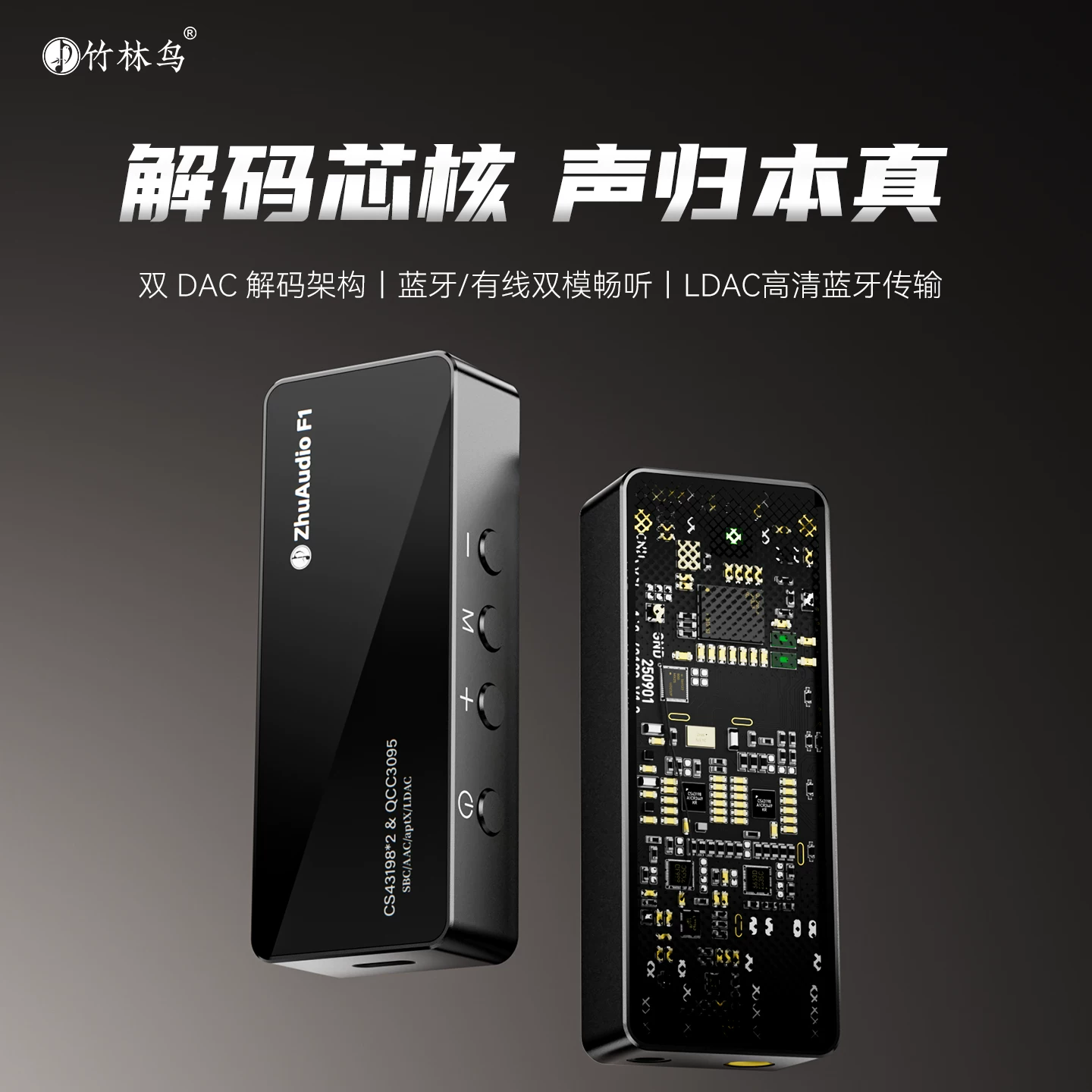 Бамбуковая Лесная Птица Tingyu F1 Портативный HiFi Bluetooth декодирующий усилитель для наушников Qualcomm двойной ядро CS43198+RT6863 операционный усилитель