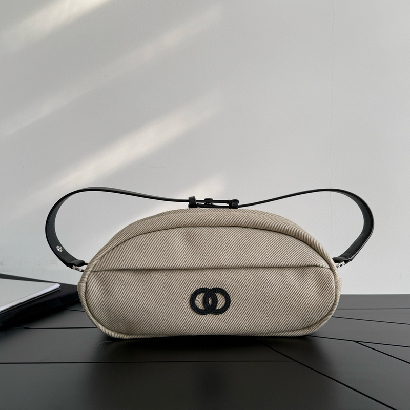 Simple Style Canvas Shell Bag for Women, Versatile Shoulder Crossbody Bag, Niche Design, High-End Feel Handbag
