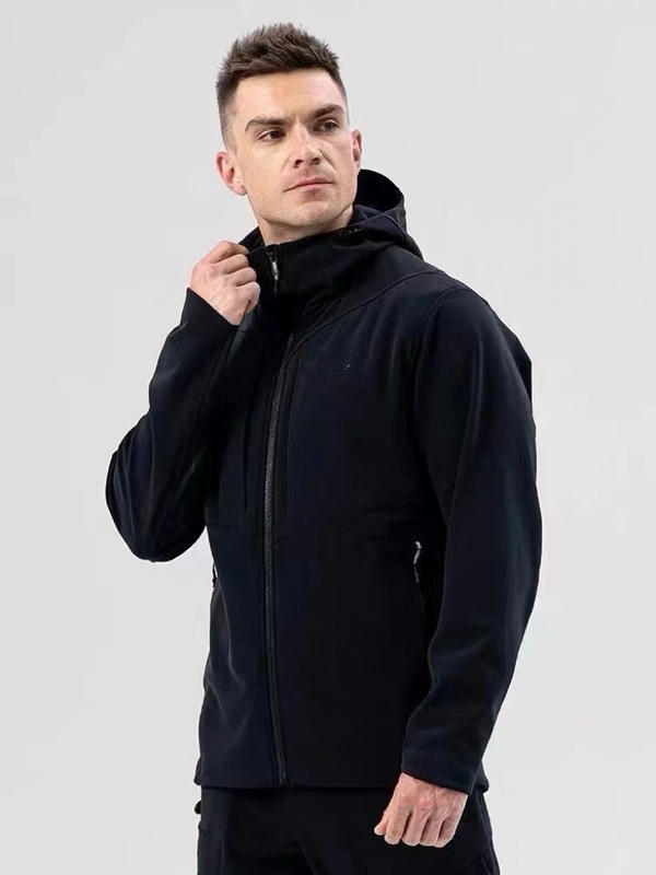 X Brand Men's Outdoor Hooded Softshell Jacket, Windproof, Waterproof, Breathable Softshell Coat