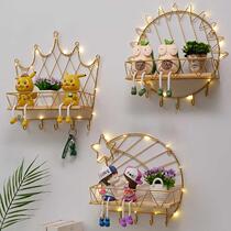 *In the inner door key linked to the living room wall decorated creative cloak frame wall hanging frame without punching