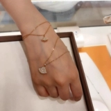 Bvlgari, ожерелье, золотая цепочка, подвеска, инкрустировано бриллиантами, 18 карат, розовое золото