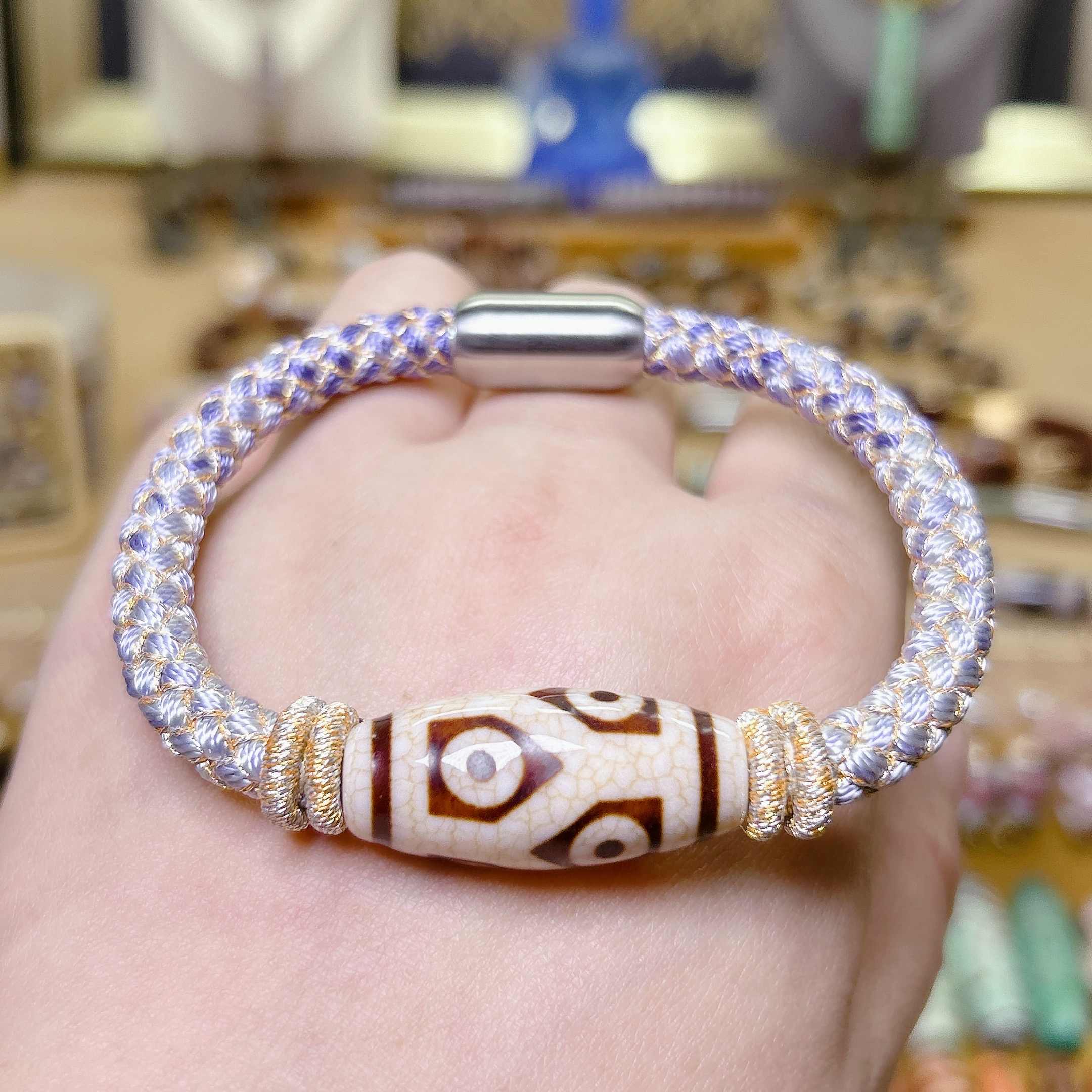 272【天珠八仙】.《真正/上肯天珠》火供 龍六眼