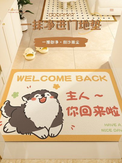 进门地垫入户门垫家用门口免洗可擦pvc防滑加厚耐脏脚垫门外地毯