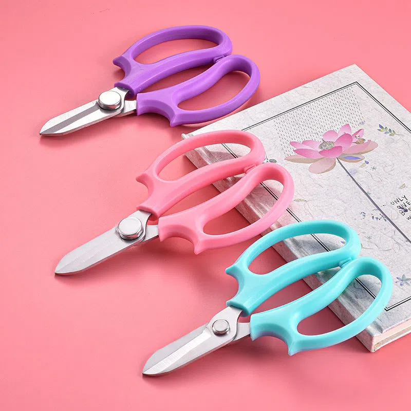 Garden flower scissors flower scissors dedicated flower scissors flower gardening scissors for gardening gardening household wide-headed flower scissors