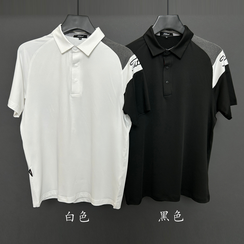 2026 Summer New Golf Clothing Men's Short-Sleeved Sports Breathable Quick-Drying Versatile Korean Style Classy Men's Jersey