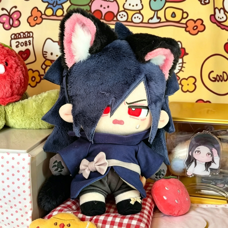 Naruto Uchiha Madara 20cm Cotton Doll with Clothes, Cute and Super Adorable Plush Toy, Small Doll for Gifting