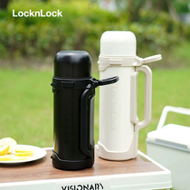 LOCK&LOCK thermal kettle large capacity outdoor kettle travel portable home 304 stainless steel car push type